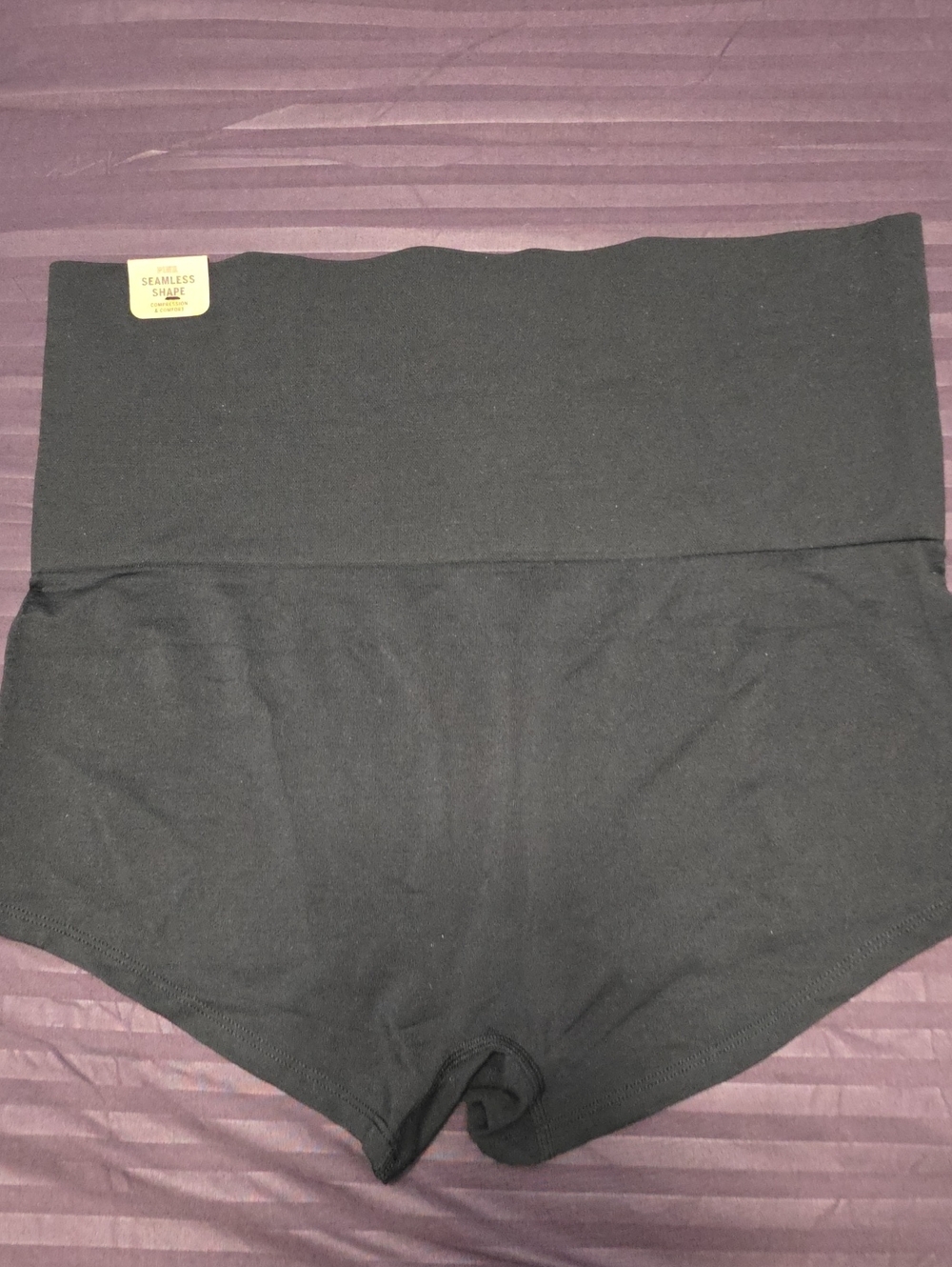 PINK Victoria's Secret Black Seamless Shape Briefs